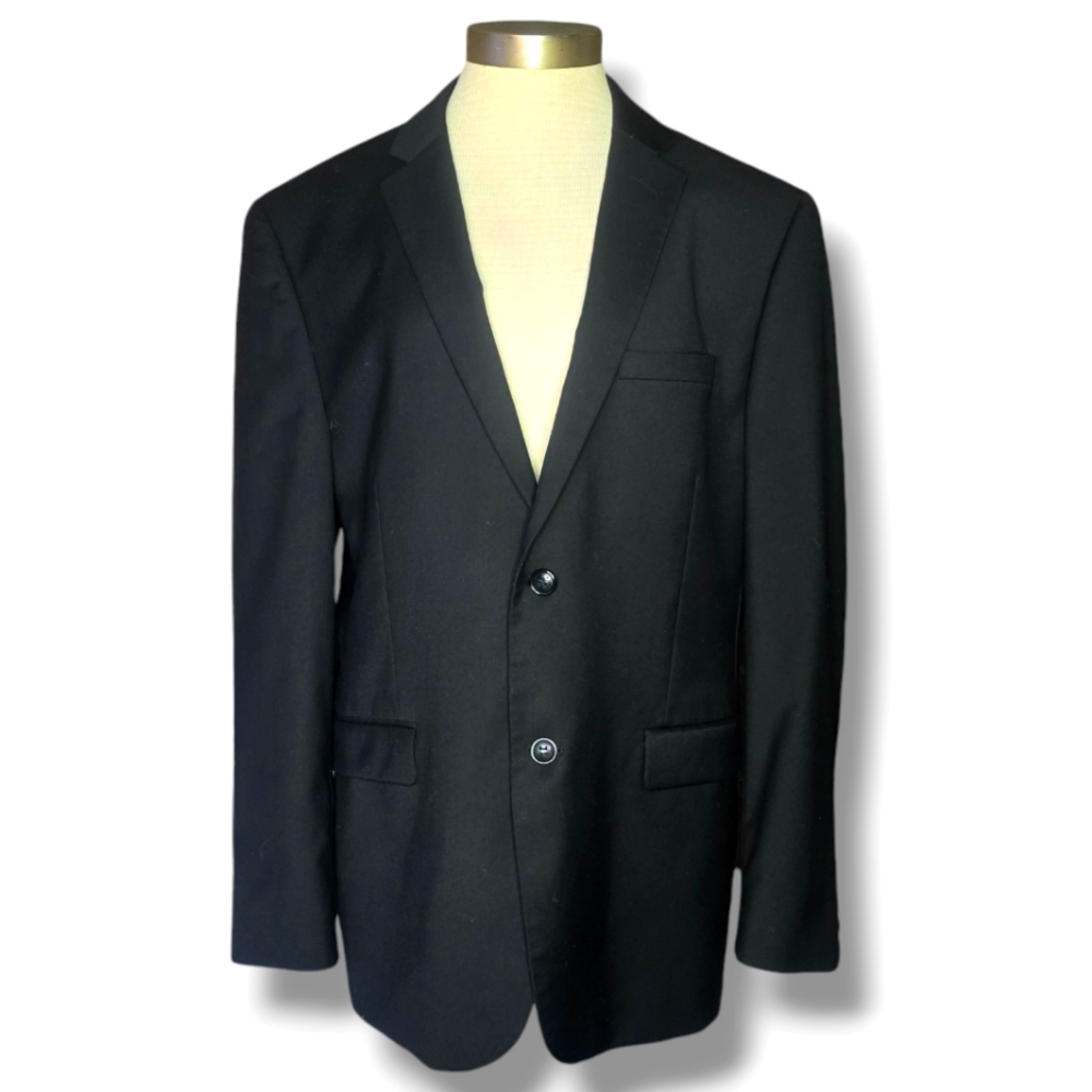 CARAVELLI Slim Harry 2B Blazer Men's IT 42R Single-Breasted Notch Lapel Collar